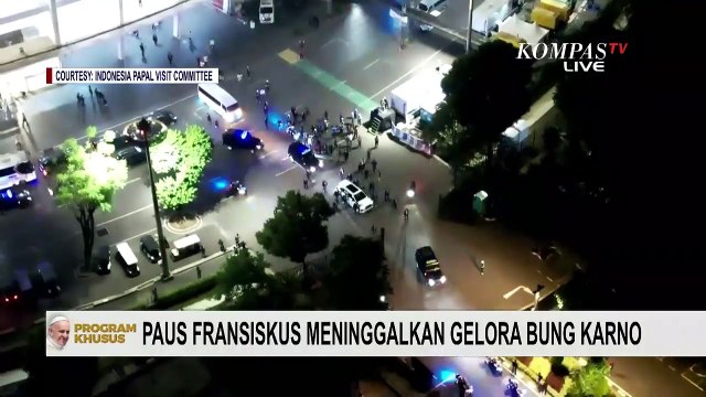 Lagu Doa Kami Mengiringi Kepergian Paus Fransiskus dari Stadion GBK