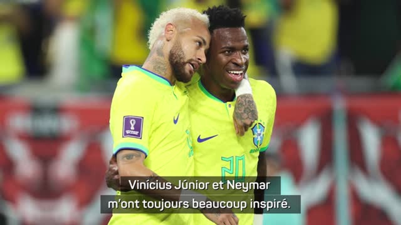 Brésil - Luiz Henrique : "Je m'inspire beaucoup de Neymar et Vinicius"