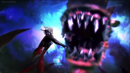 Ultraman zero got hit defeat red king