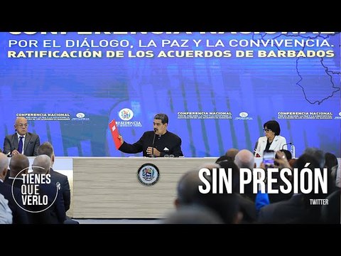 Han querido convertir las sanciones en un chantaje contra el país: Maduro en Conferencia por la Paz