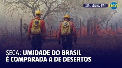Seca histórica deixa cidades brasileiras com níveis de umidade comparáveis aos de deserto