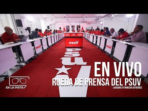 Rueda de prensa del PSUV desde Caracas con Diosdado Cabello