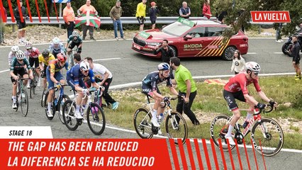 The gap has been reduced - Stage 18 - La Vuelta 2024