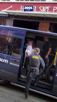 La activista Greta Thunberg fue detenida durante una protesta en Dinamarca