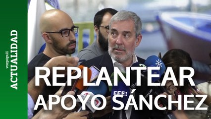 Clavijo se replantea su apoyo a Sánchez en el Congreso y prevé superar los 50.000 migrantes