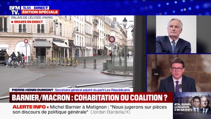 Michel Barnier Premier ministre: "Il faudra faire preuve de bonne volonté", affirme Pierre-Henri Dumont (LR)