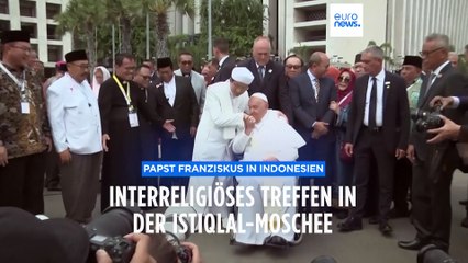 Papst Franziskus trifft Großimam Nasaruddin Umar in Jakarta