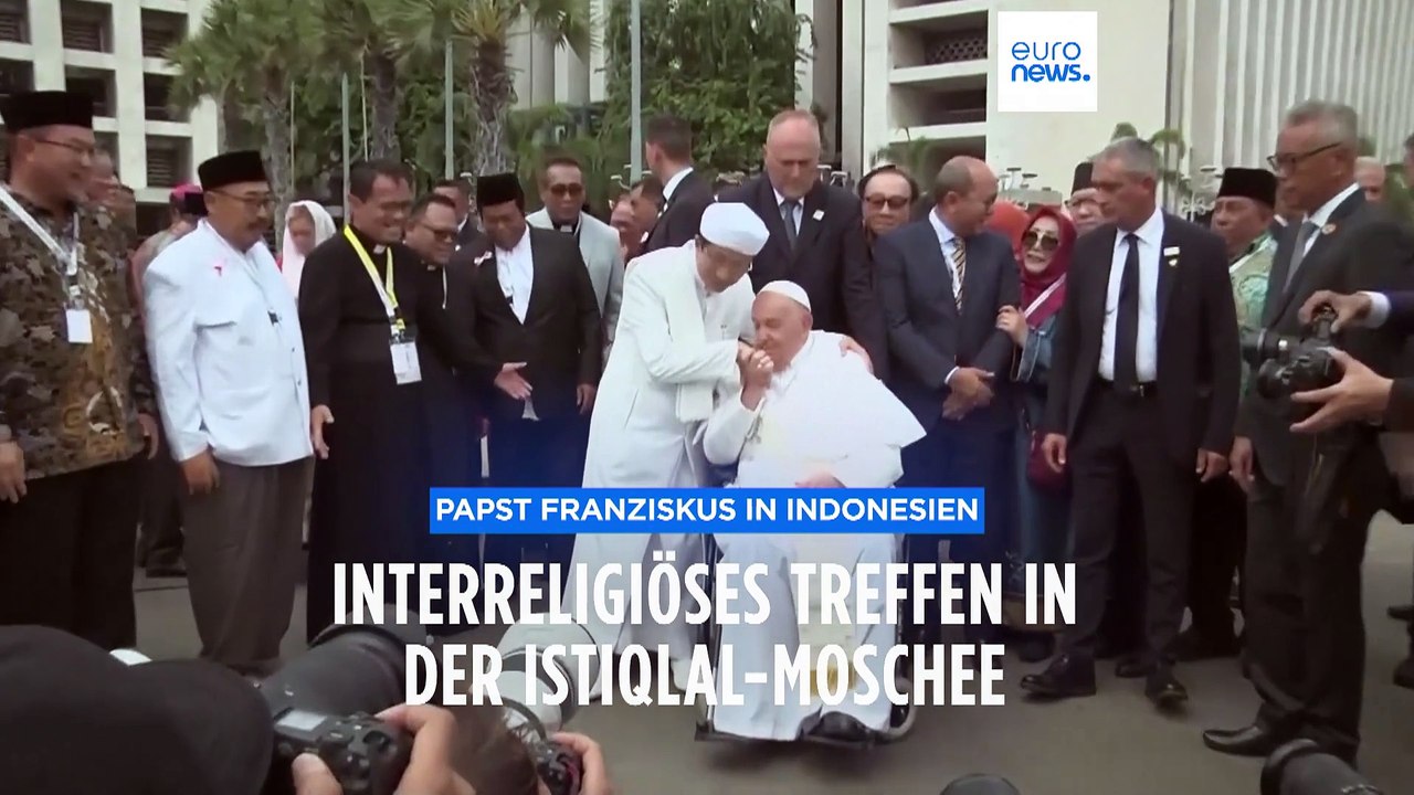 Papst Franziskus trifft Großimam Nasaruddin Umar in Jakarta