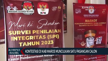 Kontestasi Di Kab Maros Munculkan Satu Pasangan Calon
