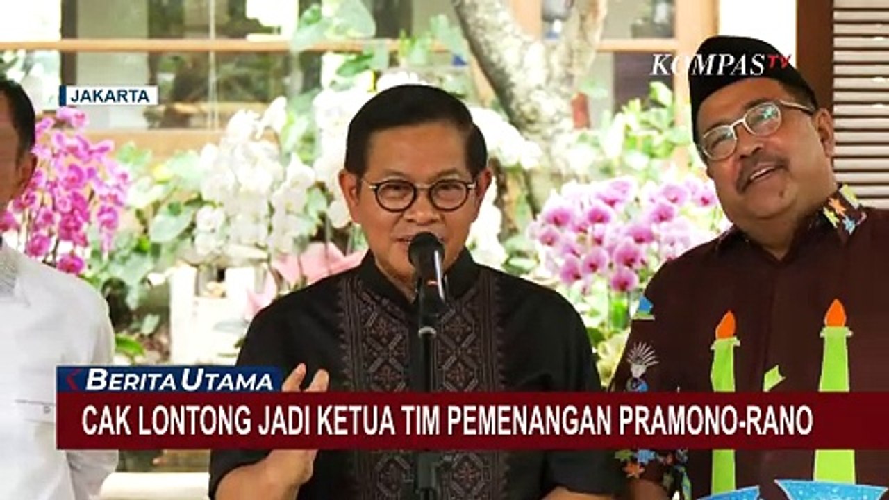 Pramono Anung-Rano Karno Tunjuk Cak Lontong Jadi Ketua Tim Pemenangan, Ini Alasannya!