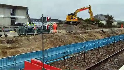Work on Newquay Train Station's second platform taking shape