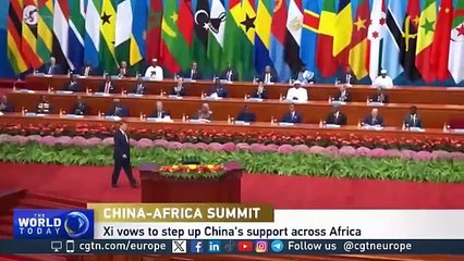 President Xi vows to step up China's support across Africa