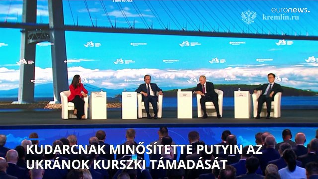 Vlagyimir Putyin: kudarcos az ukránok kurszki támadása