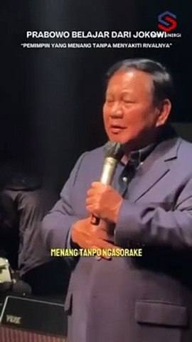 INI YANG PAK PRABOWO PELAJARI DARI JOKOWI