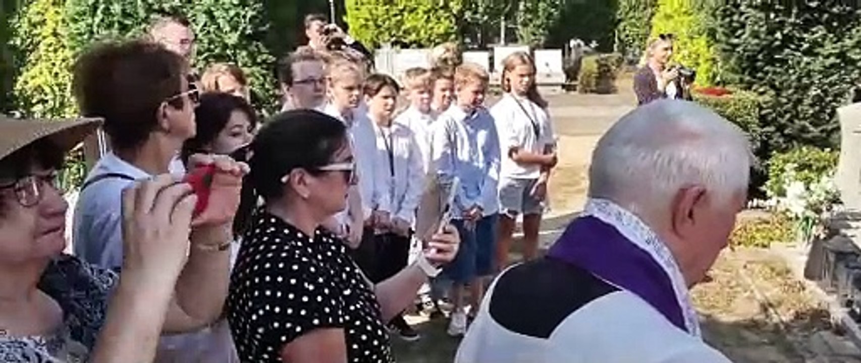 Przemówienie przy grobie powstańca śląskiego