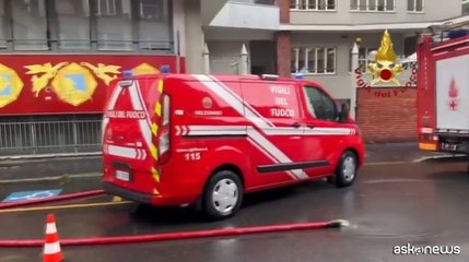 Maltempo a Milano, oltre 100 interventi dei Vigili del fuoco