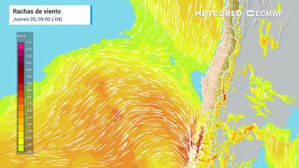 Rachas de viento superarían los 30 km/h en el gran Santiago
