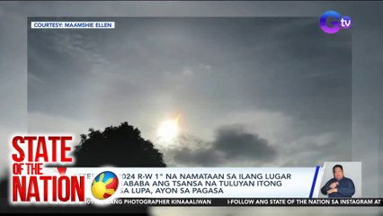 State of the Nation Part 2 & 3: Asteroid 2024 R-W 1; Paandar ng Photographer sa PreNup; Atbp.