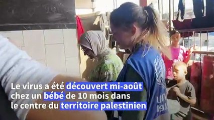 La campagne de vaccination contre la polio "a bien commencé", selon le porte-parole de l'Unrwa