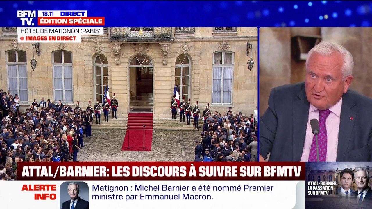 Jean-Pierre Raffarin: "Jamais (Michel Barnier) n'a été en proximité avec le Front national sur cinquante ans"