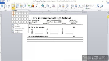 KG Math Paper: Counting & Basic Math Skills 🧮
