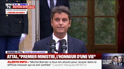 Gabriel Attal: "Je veux dire aux Français combien je les aime"