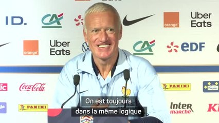 Bleus - Deschamps : "L'objectif reste le même"