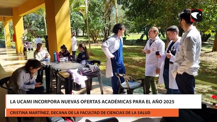 Download Video: La UCAMI incorpora nuevas ofertas académicas para el año 2025