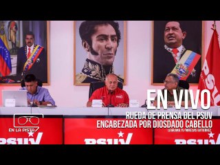 Rueda de prensa completa del PSUV encabezada por Diosdado Cabello