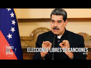 "Las verdaderas elecciones libres son las que no están condicionadas bajo sanciones económicas"