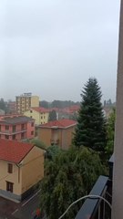 Today it is raining a lot in Italy