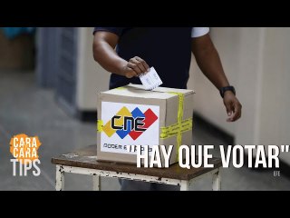 "Hay que votar": Elecciones en Venezuela
