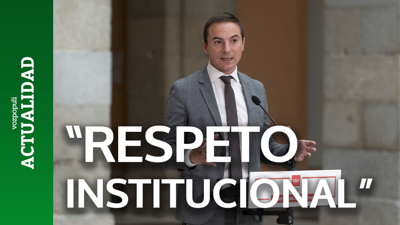 Lobato pide a Ayuso "respeto institucional" y ve "lamentable" no acudir a reuniones con Sánchez