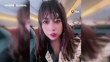 Türbülans sonucu 6 kişi yaralanmıştı! Olayın uçak içi görüntüleri ortaya çıktı
