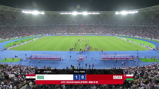 المنتخب العراقي ينتصر على نظيره المنتخب العماني