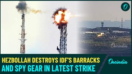 Hezbollah’s Latest Assault: Devastating Strikes on Israeli Barracks and Spy Tech in Southern Lebanon