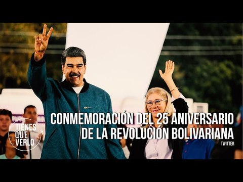 Presidente Maduro encabezó conmemoración del 25 Aniversario de la Revolución Bolivariana