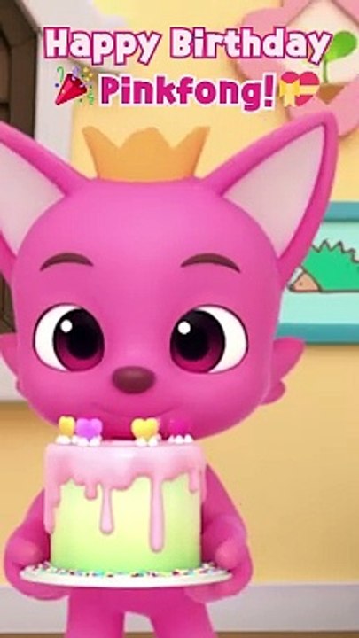 Happy Birthday Pinkfong!  #bebefinn #shorts #kidssong