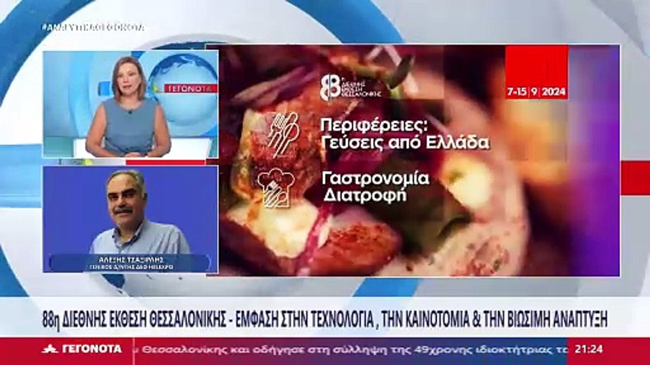 Ο Γενικός Διευθυντής ΔΕΘ Helexpo, Αλέξης Τσαξιρλής στο STAR