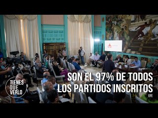 Han participado 41 partidos políticos y movimientos de electores en Venezuela