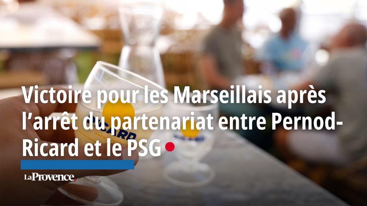 Victoire pour les Marseillais après l’arrêt du partenariat entre Pernod-Ricard et le PSG