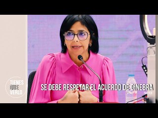 El Laudo Arbitral de París no es un instrumento para entenderse,  fraudulento: Vicepresidenta Delcy