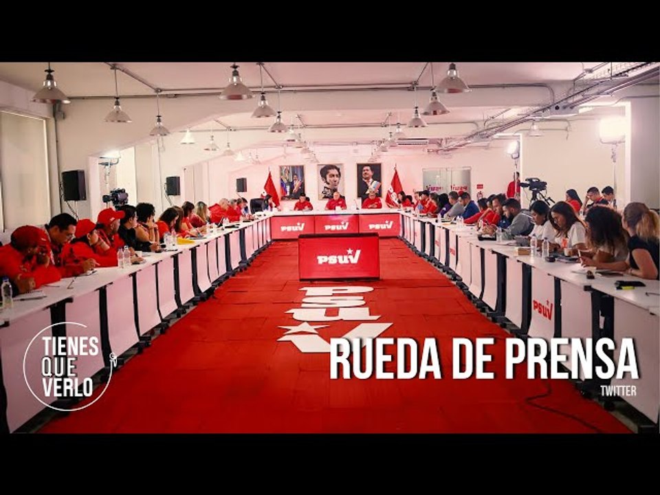Rueda de prensa completa del Psuv dirigida por Diosdado este lunes 19F