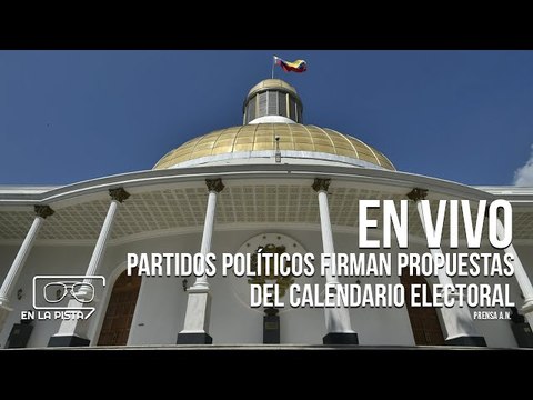 LO NUEVO: Partidos políticos firman propuestas del calendario electoral