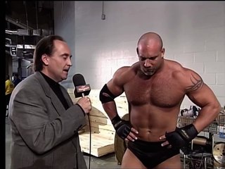 Goldberg Addresses Curt Hennig Prior To Match