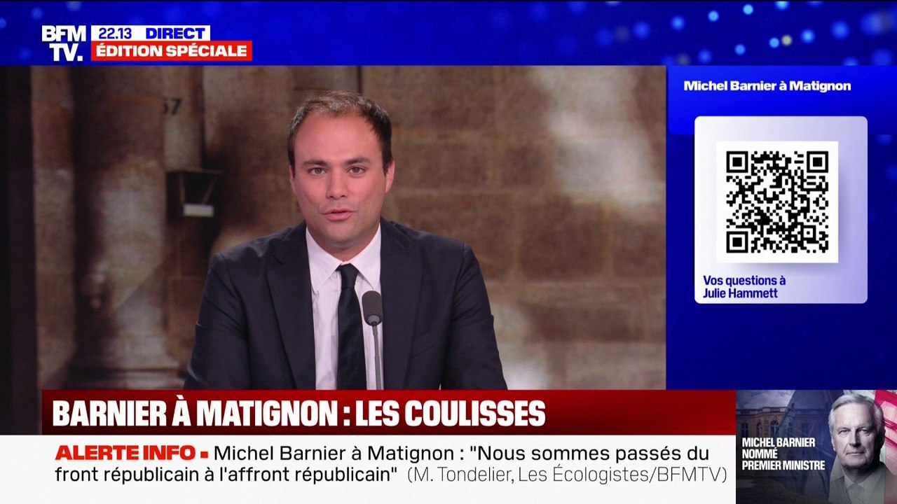 Charles Consigny: "Je ne voudrais pas qu'on fasse simplement de Michel Barnier un gentleman. Ce n'est pas les mêmes idées que Gabriel Attal avec quelques années de plus et un style élégant"
