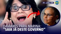 Senadora Damares manda recado a Marina Silva: 'Sai fora do governo'