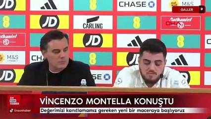 Vincenzo Montella: Değerimizi kanıtlamamız gereken yeni bir maceraya başlıyoruz