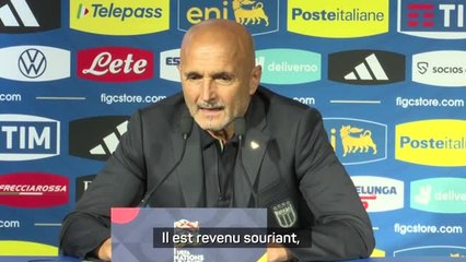 Italie - Spalletti : "Tonali est essentiel"