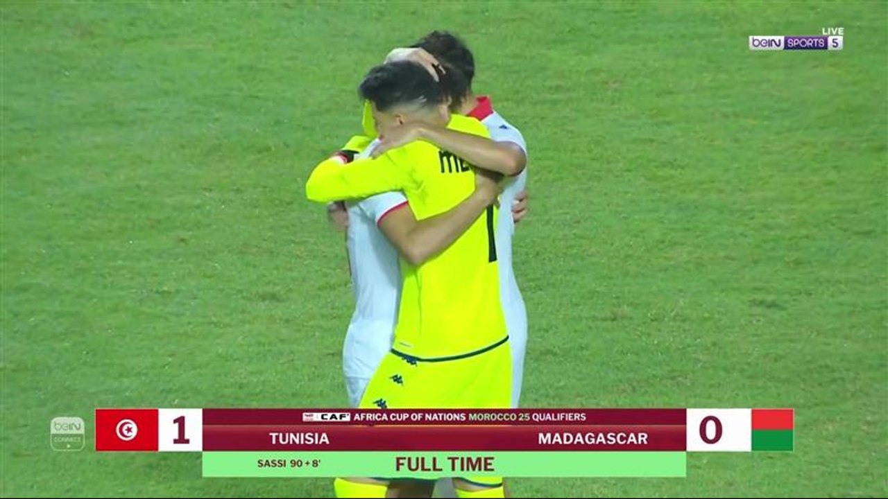 فرجاني ساسي يقود المنتخب التونسي لتحقيق فوز صعب أمام مدغشقر